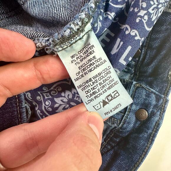 Devil Dog Men's 32x32 Dark Wash Slim Straight Fit Stretch Denim Jeans Everyday - Picture 4 of 9